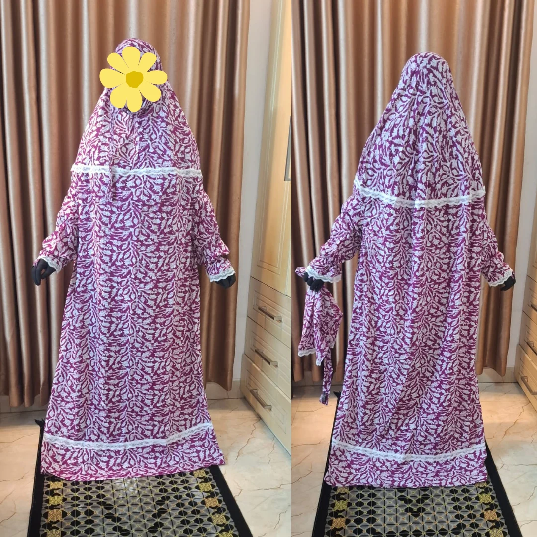 Full Long Nikabi Salat Hijab CF101