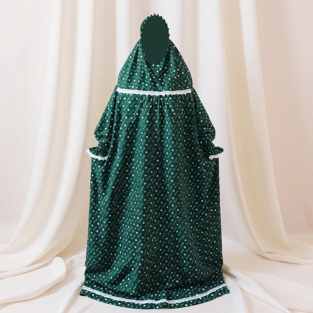 Full Long Nikabi Salat Hijab CF108