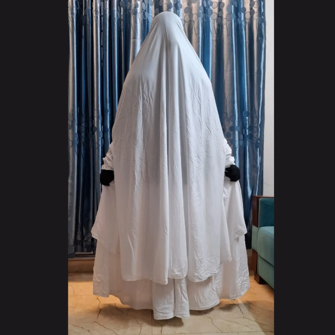 Lilen Fabric Khimar With Scart Set LF115