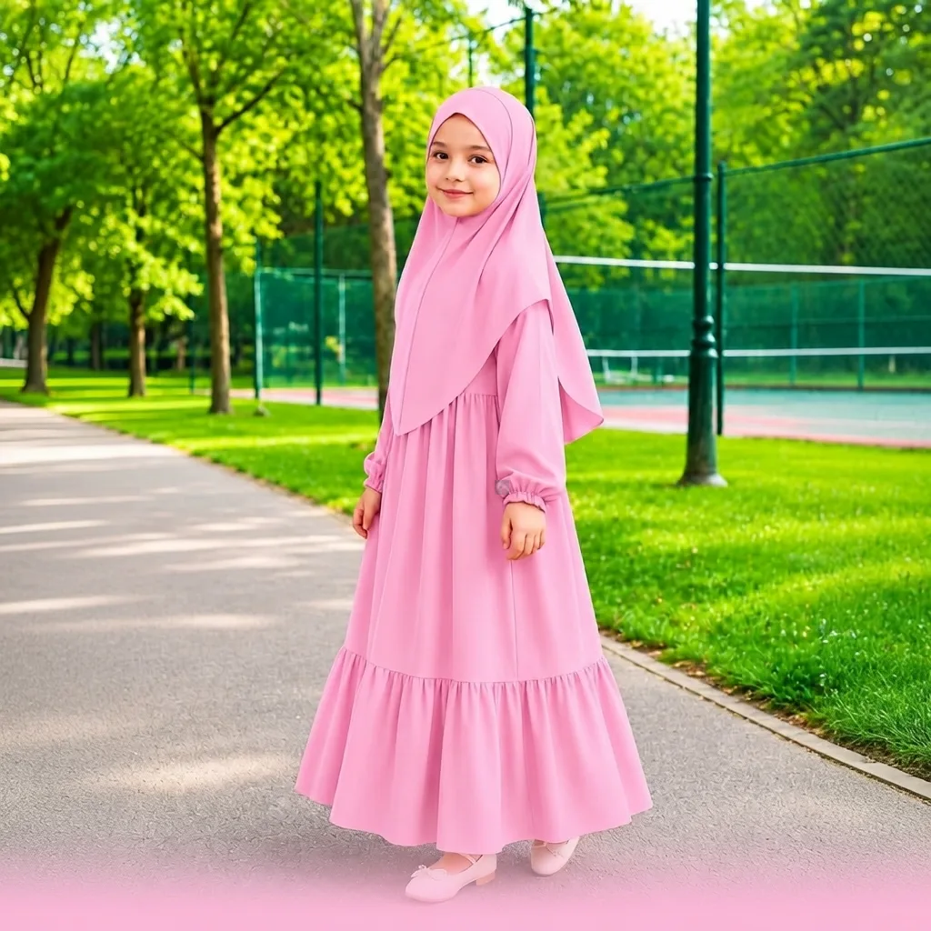 Kids Abaya Collection Borqa  KCA105