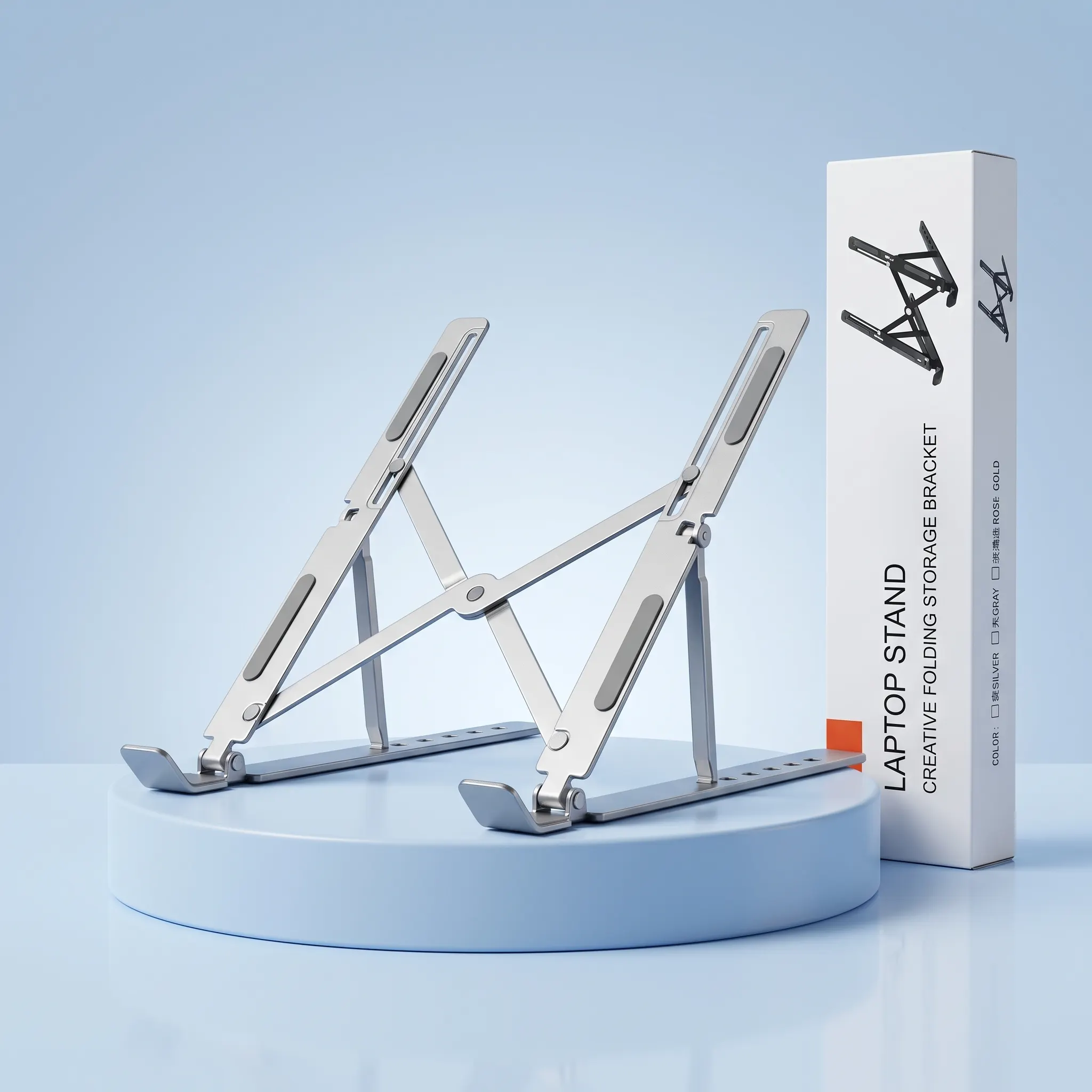 Adjustable & Foldable Travel Laptop Stand