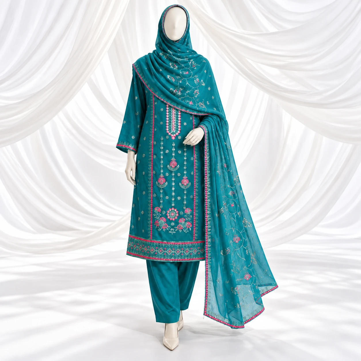 VIP Georgette Party Three Piece - VGP105